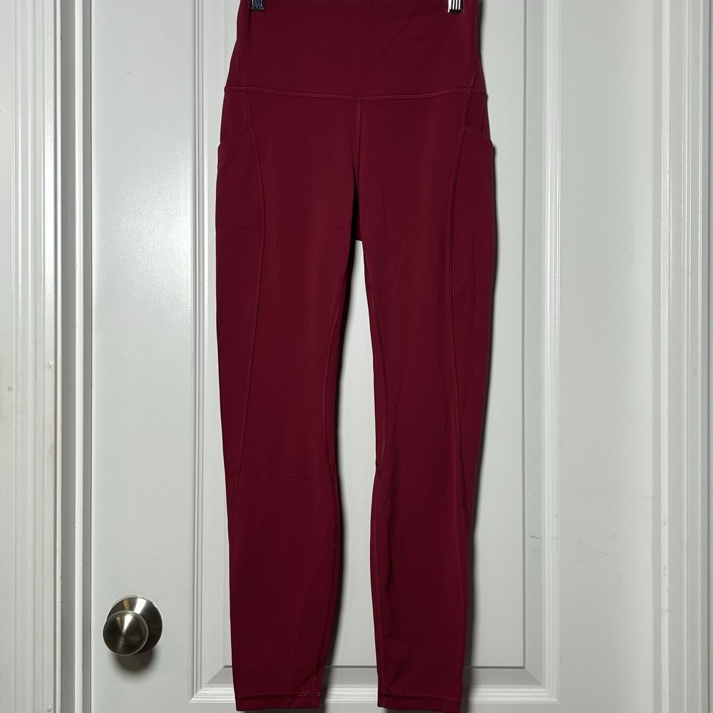 Lululemon Mulled Wine Buttery Soft Align High Rise Pant with Pockets 25" Tights